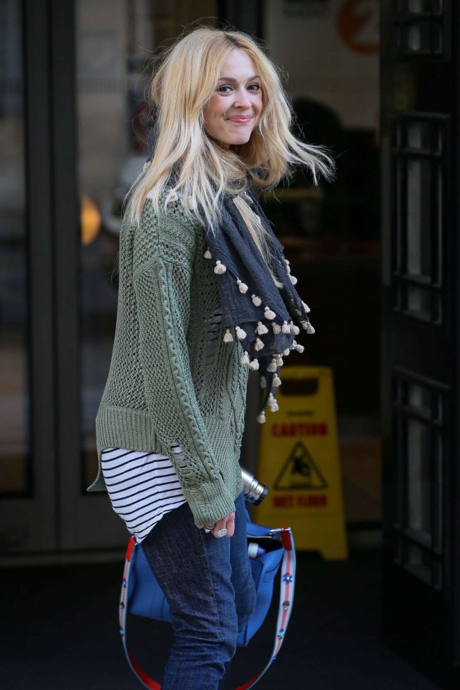 Fearne Cotton at BBC Radio Two studios in London