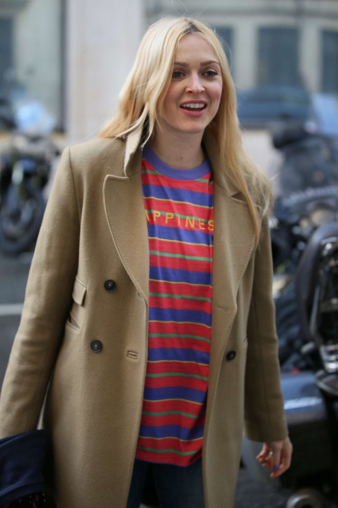 Fearne Cotton - Leaving the BBC Radio Two studios in London