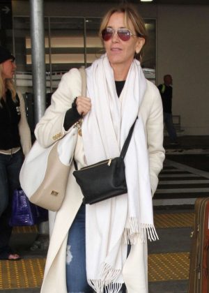 Felicity Huffman Arrives at LAX Airport in LA