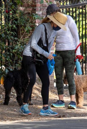 Felicity Huffman - With dogs out in Studio City