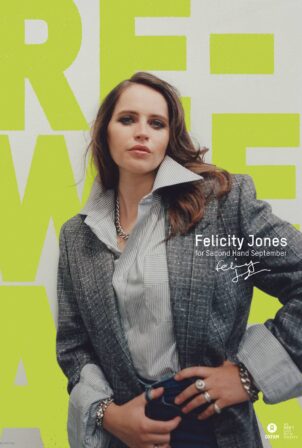 Felicity Jones - Oxfam Second Hand 2022 Campaign