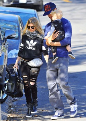 Fergie and Josh Duhamel out in Los Angeles