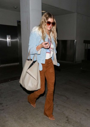 Fergie at LAX Airport in LA