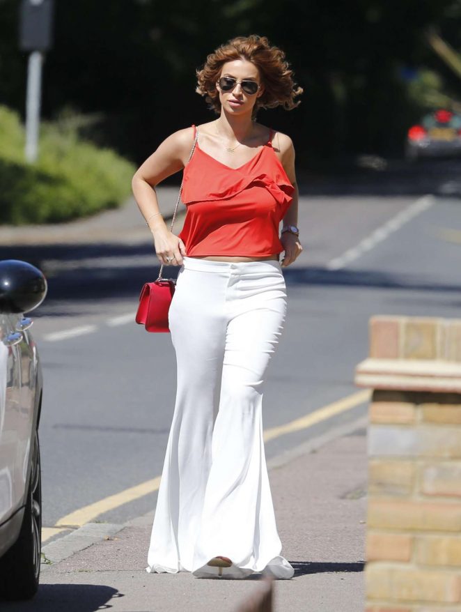 Ferne McCann - Out and about in Essex