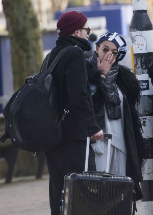 FKA Twigs and Robert Pattinson Out in Amsterdam