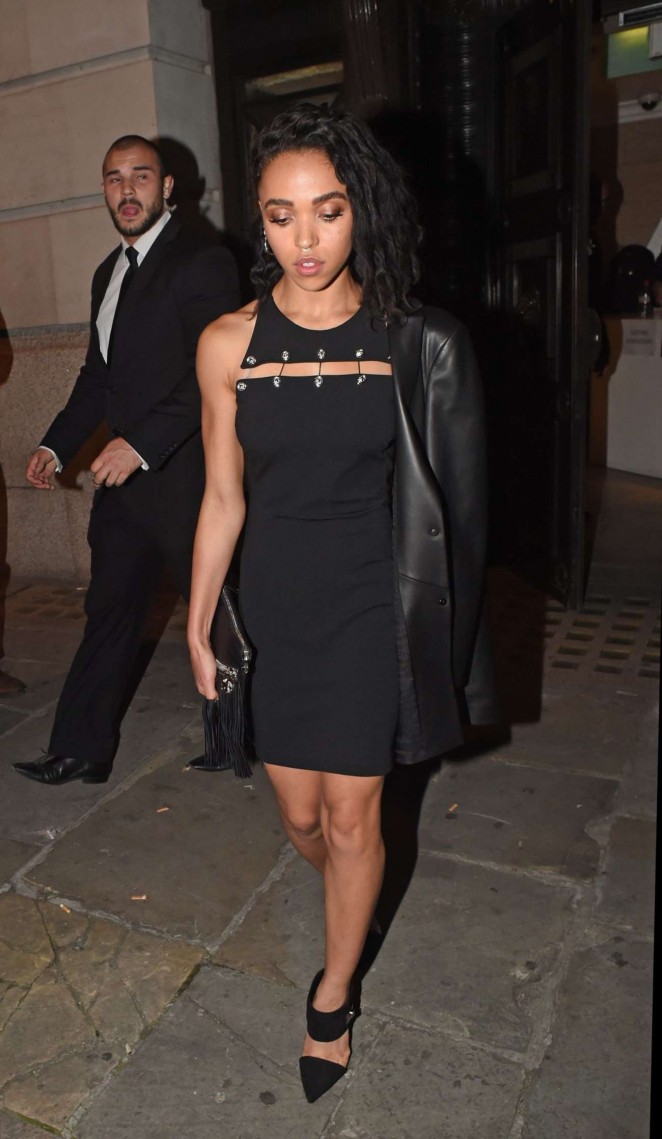 FKA Twigs - Leaves Versace After Party in London