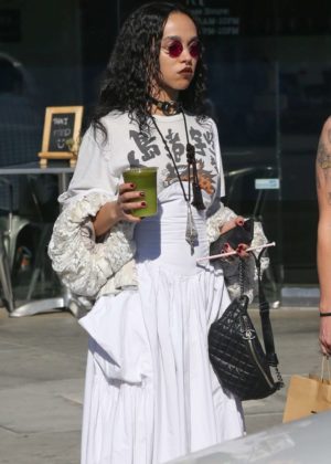 FKA Twigs with friend out in Los Angeles