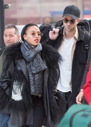 FKA Twigs With Robert Pattinson Out in Paris