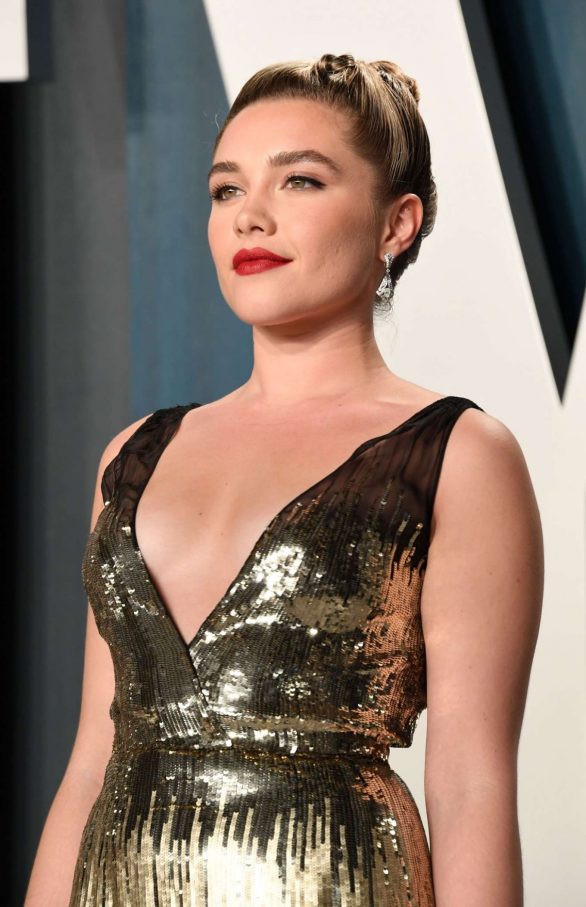 Florence Pugh - 2020 Vanity Fair Oscar Party in Beverly Hills