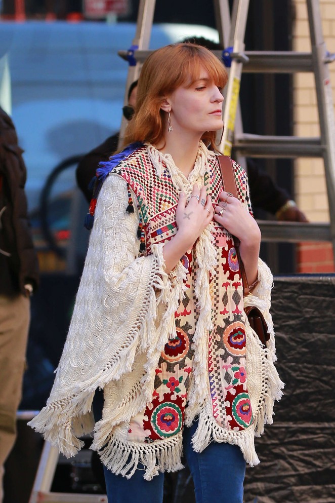 Florence Welch - Out and about in New York City