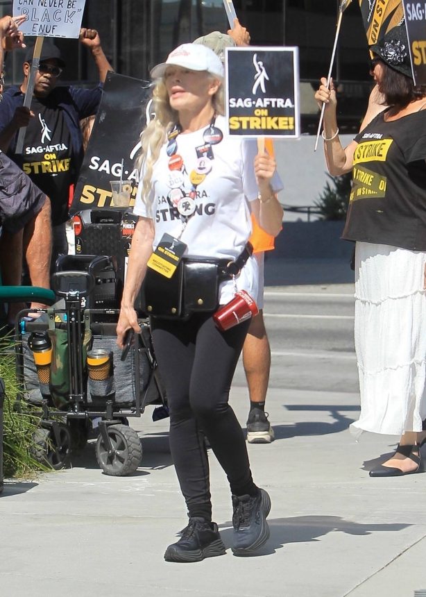 Frances Fisher - Supports the SAG Strike at Netflix in Hollywood