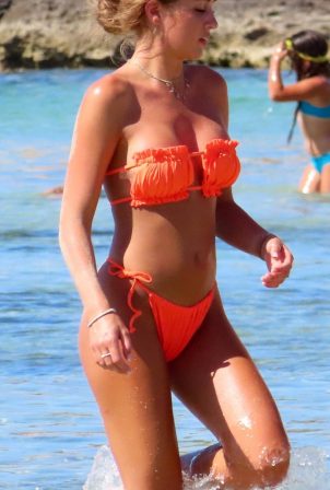Francesca Allen with Georgia Steel andElma Pazar - In a bikinis in Ibiza