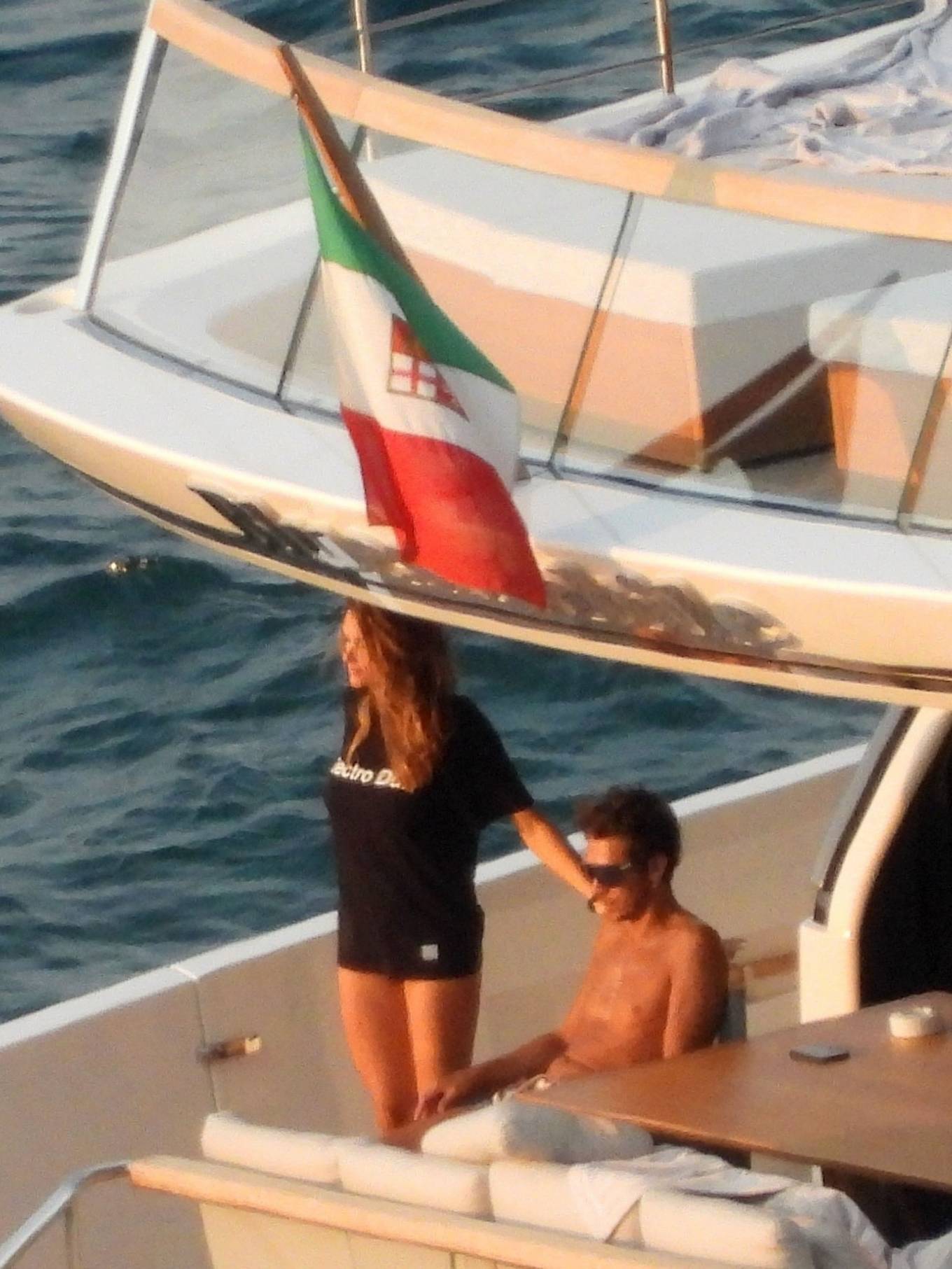 Francesca Sofia Novello 2021 : Francesca Sofia Novello – In a swimsuit on a yacht in Italy-11
