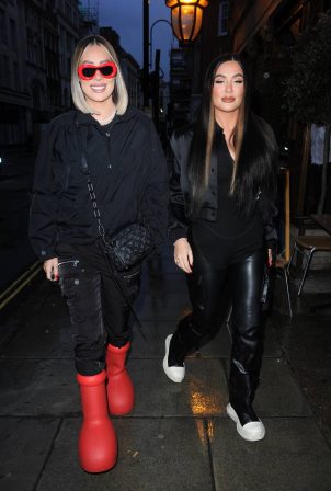 Frankie Sims - With Demi Seen at PrettyLittleThing Showroom Launch in London