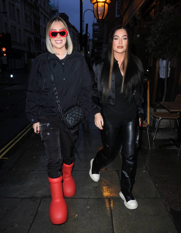 Frankie Sims - With Demi Seen at PrettyLittleThing Showroom Launch in London