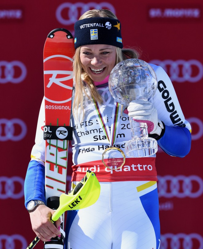 Frida Hansdotter - FIS Alpine Skiing World Cup 2016 in St. Moritz