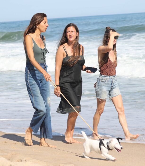 Gabby Karan - Spotted on the beach in Hamptons - New York