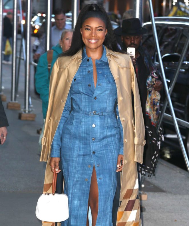 Gabrielle Union  at 'Good Morning America' in New York City