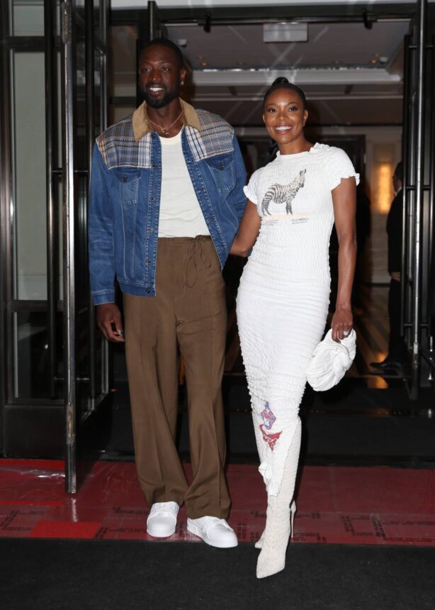 Gabrielle Union - Exits from The Mark hotel in New York