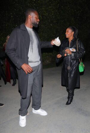 Gabrielle Union - Leaving Jennifer Klein's Christmas party in Brentwood