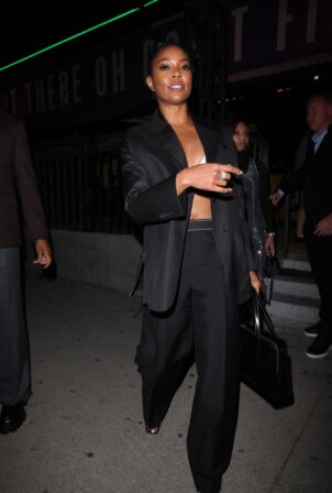 Gabrielle Union - Out in a stylish ensemble for the Prada event in Los Angeles