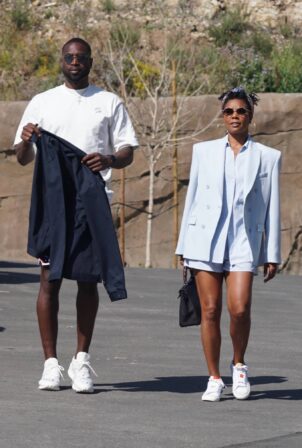 Gabrielle Union - Pictured at a hotel in Calabasas