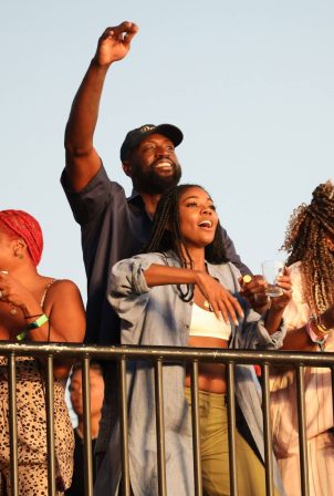 Gabrielle Union - Seen at Mary J. Blige's set during the Blue Note Jazz Festival in Napa