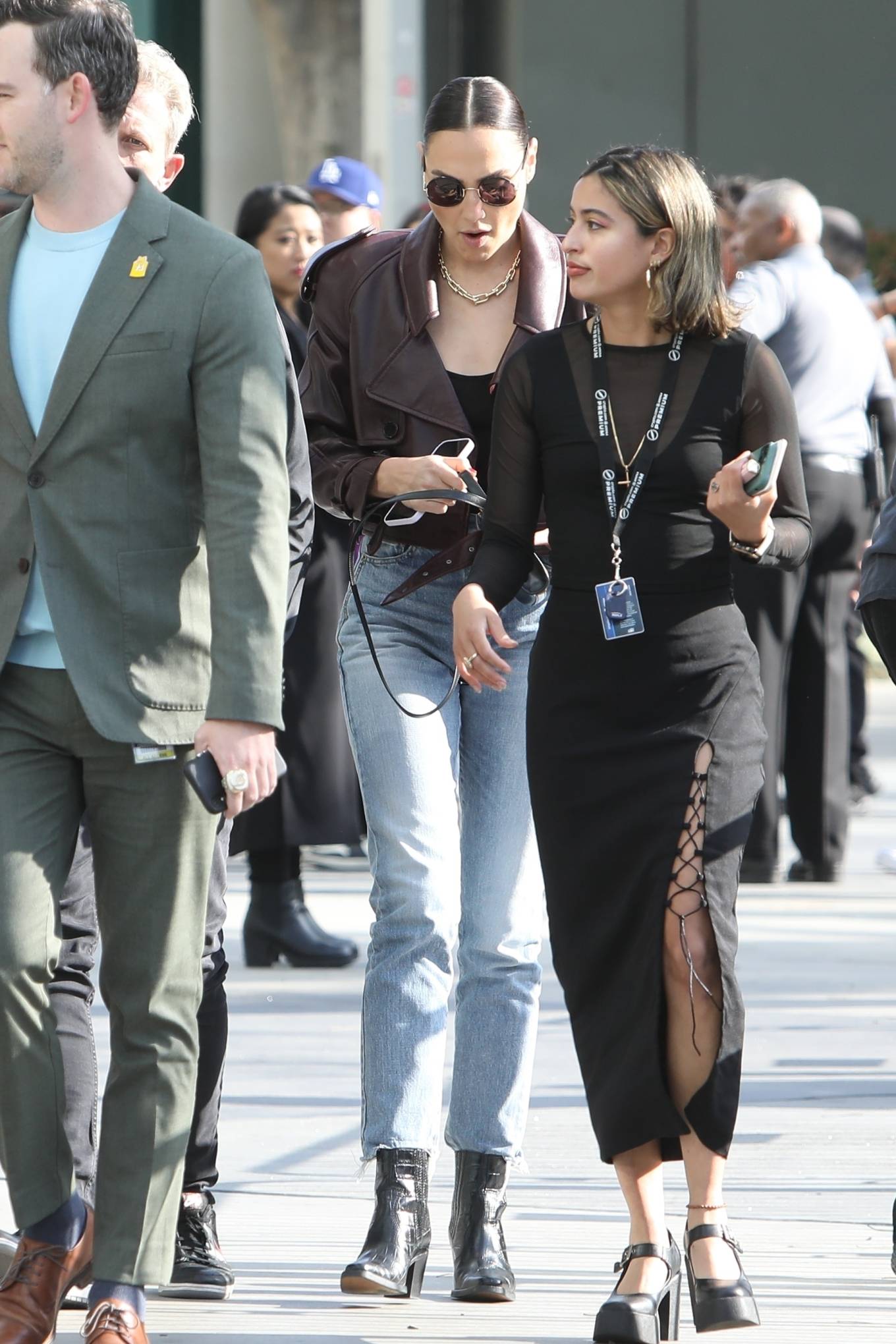 Gal Gadot - Arrives at Crypto.com Arena for the Lakers game in Los Angeles