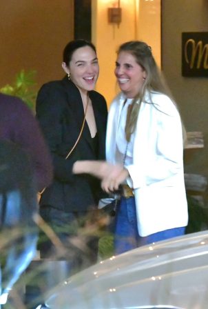 Gal Gadot - Arriving for dinner at Madeo restaurant in Hollywood