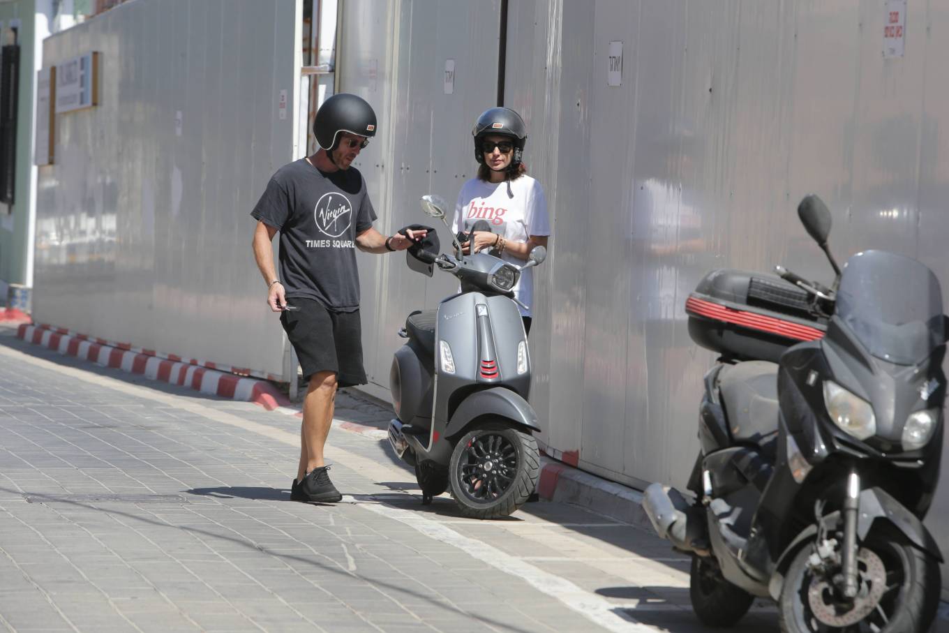Gal Gadot 2021 : Gal Gadot – Seen on a scooter with husband Yaron Varsano in Tel Aviv-01