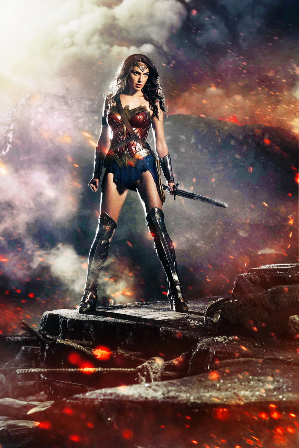 Gal Gadot 2015 : Gal Gadot: Superman vs Batman Wonder Woman Justice League Promopics and Posters -02