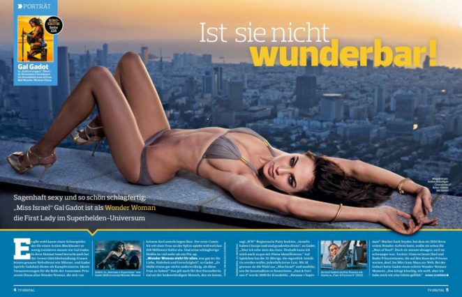 Gal Gadot - TV Digital Germany Magazine (November 2017)