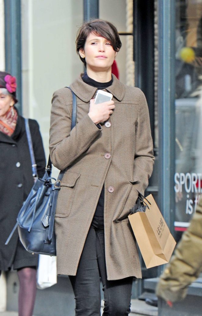 Gemma Arterton out shopping in London