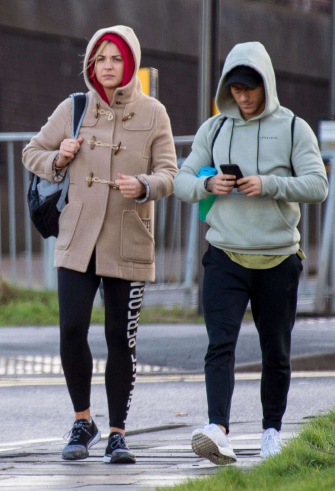 Gemma Atkinson and Gorka Marquez out in Newcastle