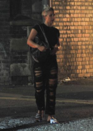 Gemma Atkinson - Leaving Manchester Arena in Manchester