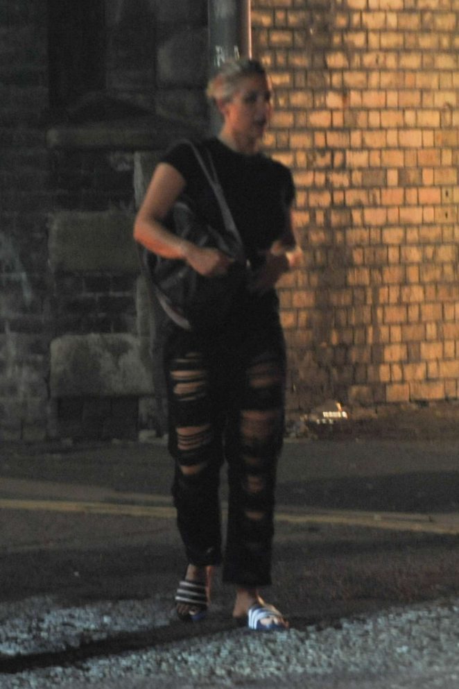 Gemma Atkinson - Leaving Manchester Arena in Manchester