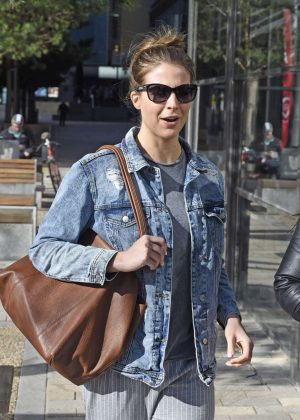 Gemma Atkinson out for lunch in Manchester