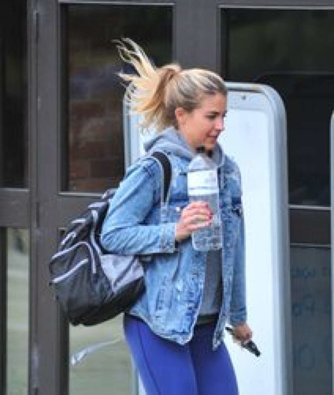 Gemma Atkinson - Seen while going to Strictly Come Dancing rehearsals in Liverpool