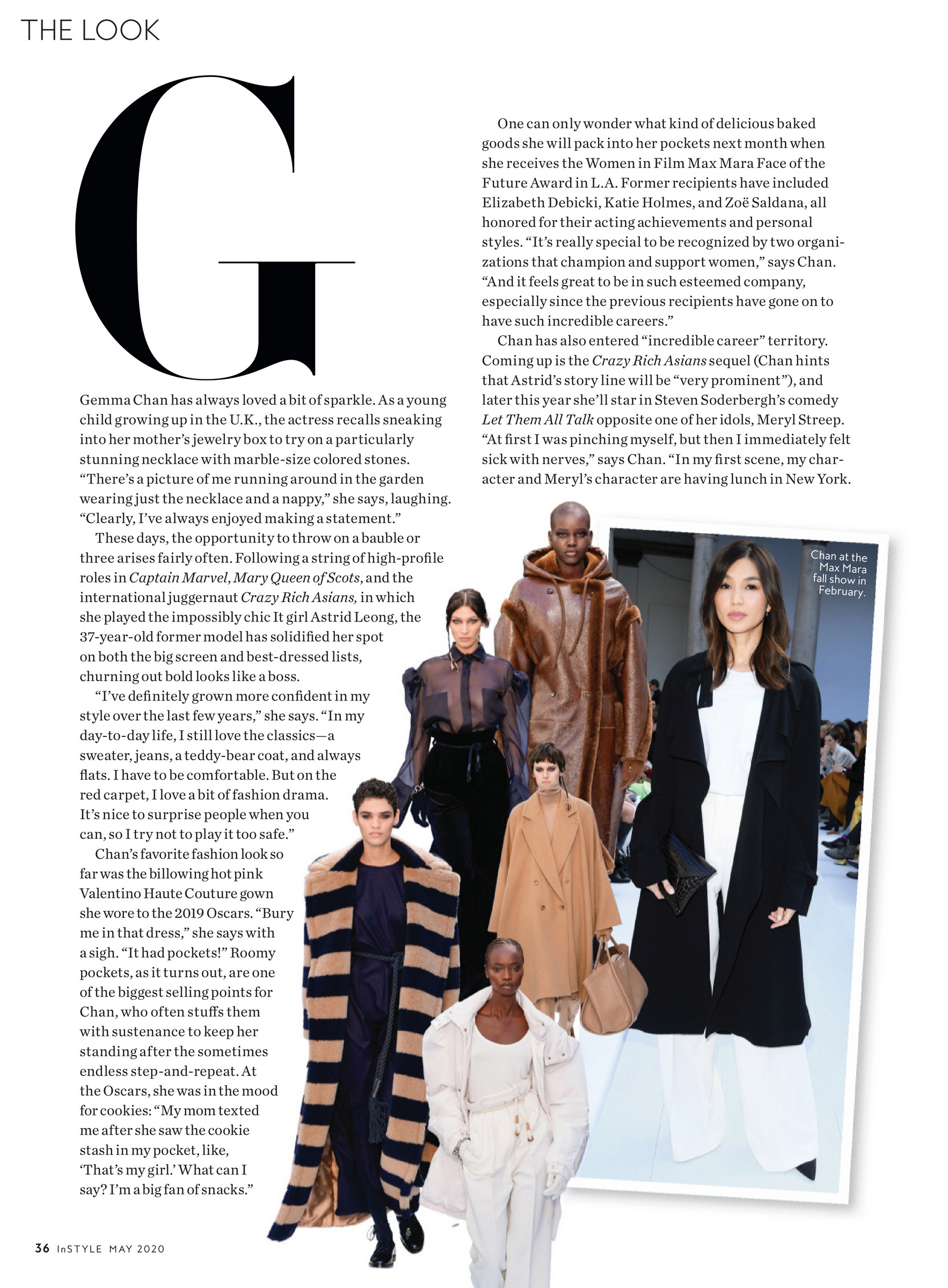 Gemma Chan â€“ InStyle Magazine (May 2020)