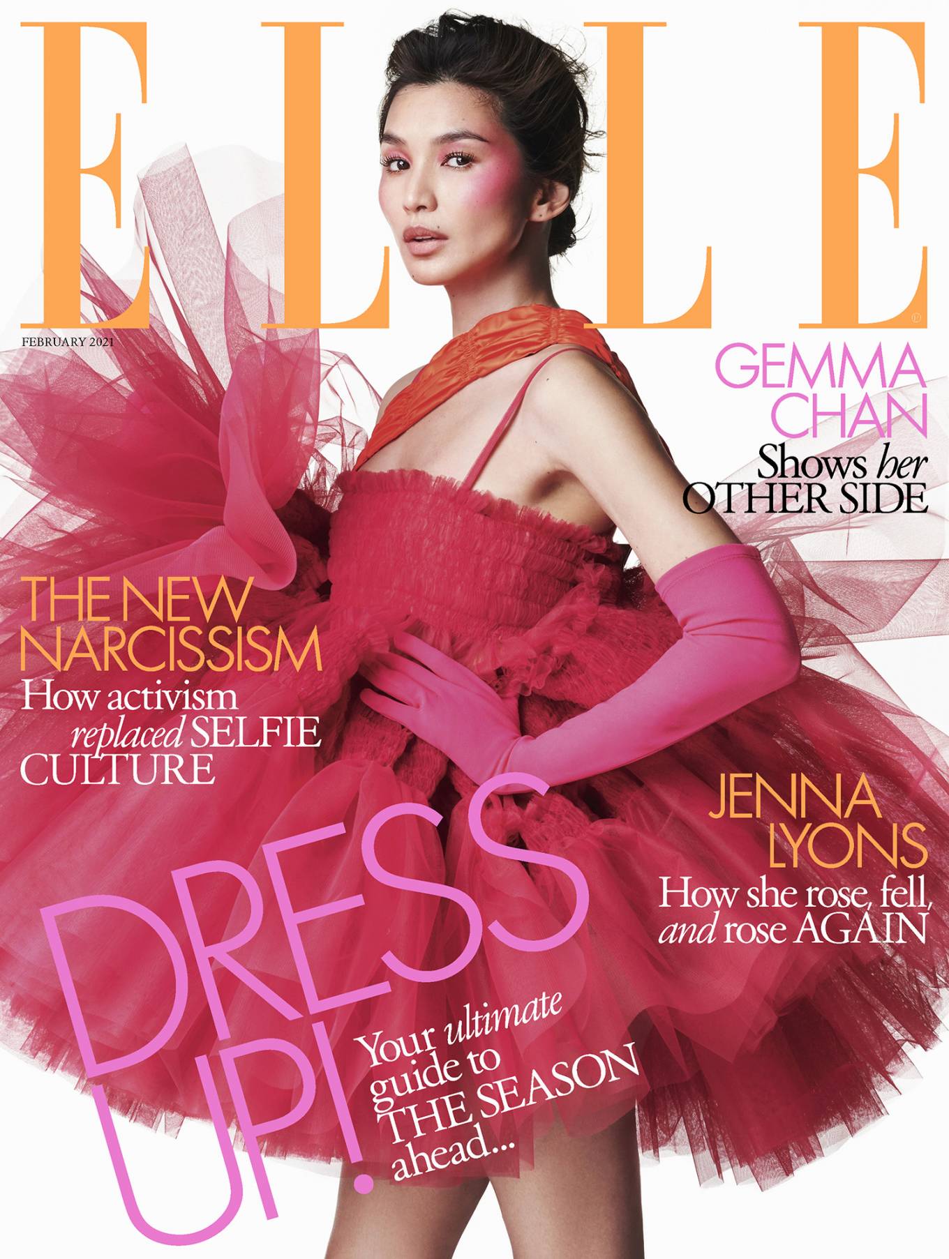 Gemma Chan – UK Elle (February 2021)