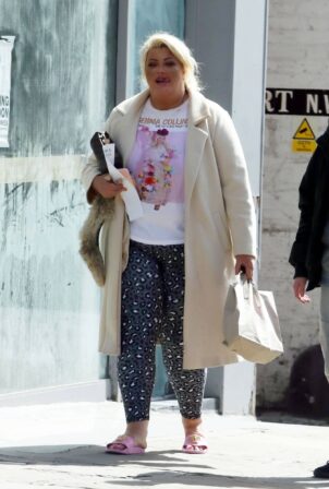 Gemma Collins - Steps out in Hamstead