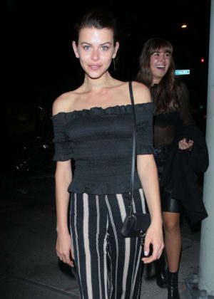 Georgia Fowler at Craig's Restaurant in West Hollywood