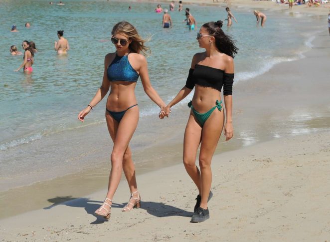 Georgia Harrison - Bikini on the beach in Ibiza