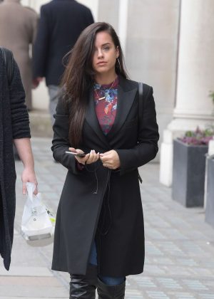 Georgia May Foote - Attending a business lunch meeting in London