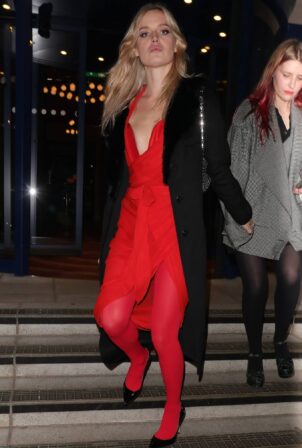 Georgia May Jagger - Arriving at Perfect Magazine LFW Party in London