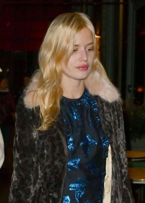 Georgia May Jagger - Arriving at Sexy Fish restaurant in Mayfair