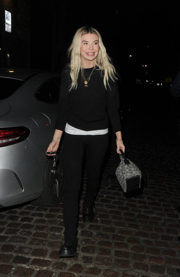 Georgia Toffolo - Spotted at Chiltern Firehouse on Valentines night