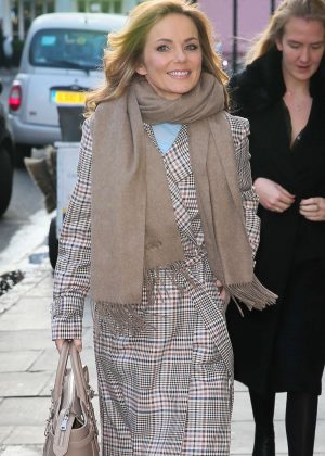 Geri Halliwell - Arriving at Charlotte Street Hotel in London
