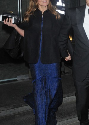 Geri Halliwell - Leaving the Prince's Trust Gala Dinner in London