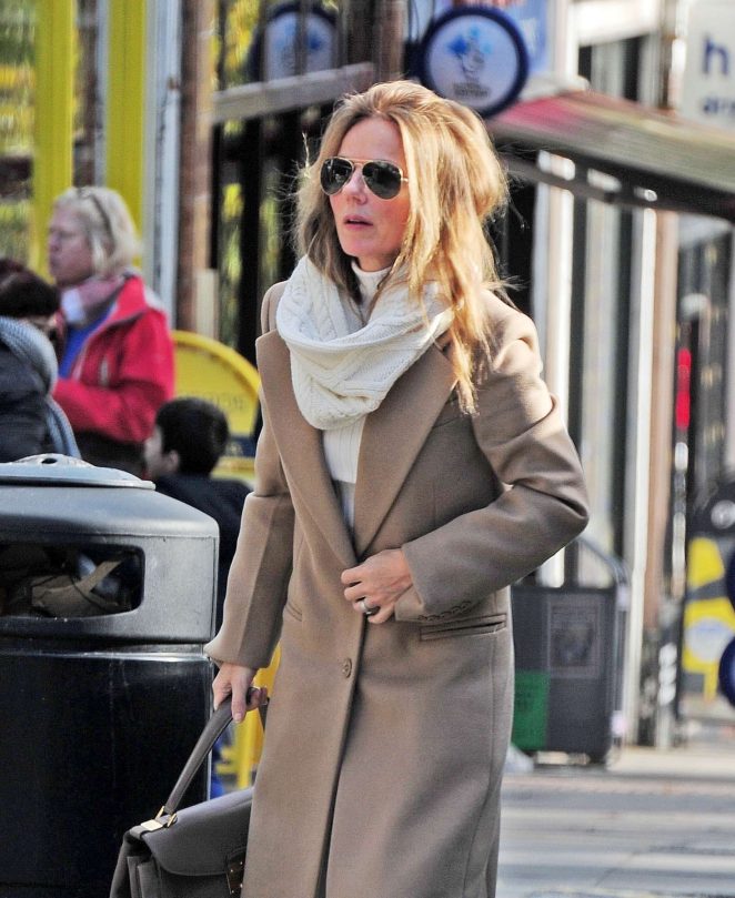 Geri Halliwell - Out and about in London